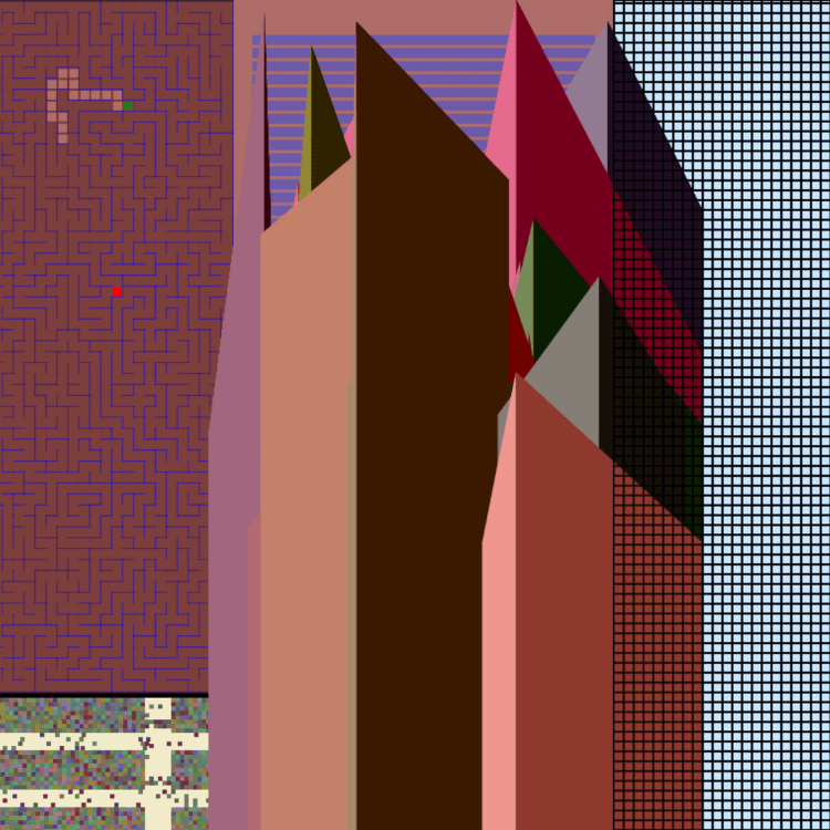 ComplexCity (2000/2023) by John F. Simon, Jr.